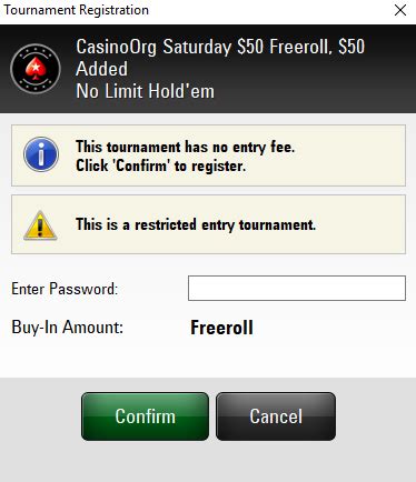  casino org freeroll password pokerstars
